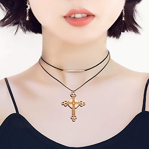 Hendevl Wooden Crosses Bulk,20pcs Mixed Natural Wood Crosses Charms for Crafting Jewelry Making Hendevl