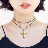 Hendevl Wooden Crosses Bulk,20pcs Mixed Natural Wood Crosses Charms for Crafting Jewelry Making Hendevl