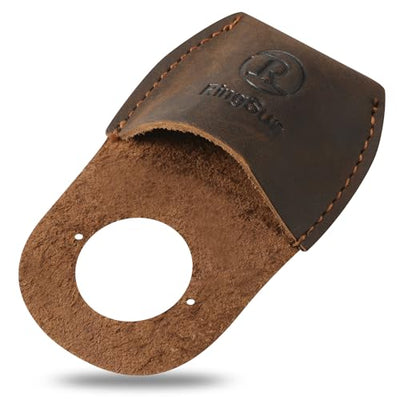 RingSun Thumb Guard Wood Carving Tools, Leather Finger Protector, Handmade Carpenter Working Carving Kit Accessories