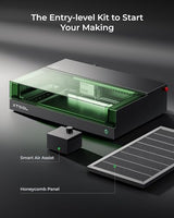 xTool S1 Laser Engraver, 20w Enclosed Diode Laser Cutter and Laser Engraving Machine with Smart Air Assist and Honeycomb for Cleaner Engraving and xTool