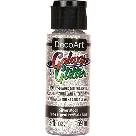 DecoArt Deco Art Galaxy Glitter, 59ml, Silver DecoArt