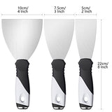 Mister Rui Paint Scraper, 2 Inch Metal Small Putty Knife Scraper Tool for Wood, Stainless Steel Knife Paint Scraper with Hammer End, 2 Inch Paint Mister Rui