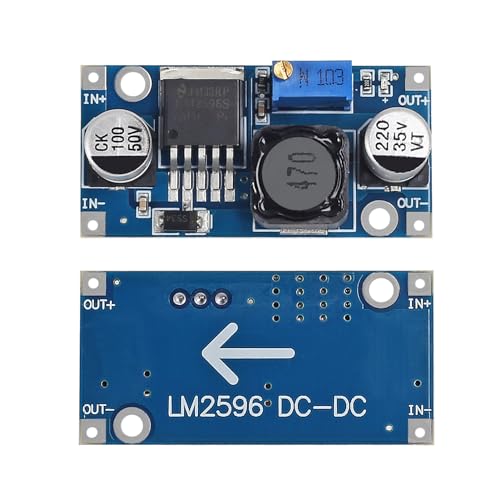 5 Pack LM2596 DC to DC Buck Converter 3.0-40V to 1.5-35V Power Supply Step Down Module AITRIP