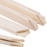 DIY Solid Wood Canvas Frame Kit 16 x20 Inch for Oil Painting & Wall Art - Wooden Art Frames with Thumb Tacks(4 Strips) naspiweiya