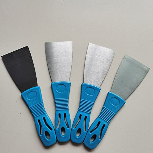 Putty Knife Scrapers, Spackle Knife, Metal Scraper Tool for Drywall Finishing, Plaster Scraping, Decals, and Wallpaper (8 Pack, 2” LifHap