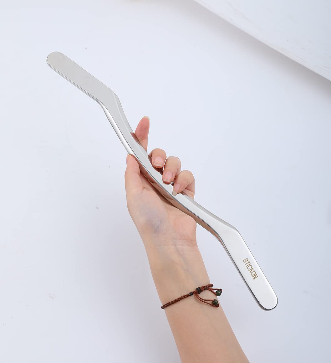 STICKON Stainless Steel Gua Sha Muscle Scraper Tools Set, Gua Sha Massage Scraper Tools for Physical Therapy, Scraping Massage Tools IASTM Tools - STICKON