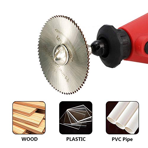 Mini Rotary Tool Accssory Set 121pcs HSS Circular Saw Blades Diamond Metal Wood Cutting Wheels Rotary File Cut off Polishing Sanding Cutting Kit Dreamcolor