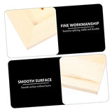 KALLORY 12 Pcs Clay Picture Frame 3d Wood Diy Photo Wallet Size Picture Frames Natural Clay Unfinished Picture Frames Bulk Picture Frames Farmhouse KALLORY