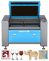 OMTech 80W CO2 Laser Engraver with LightBurn, 24x35 Inch Laser Engraving Cutting Machine with Autofocus Ruida Control Panel 4 Way Pass Air Assist, OMTech