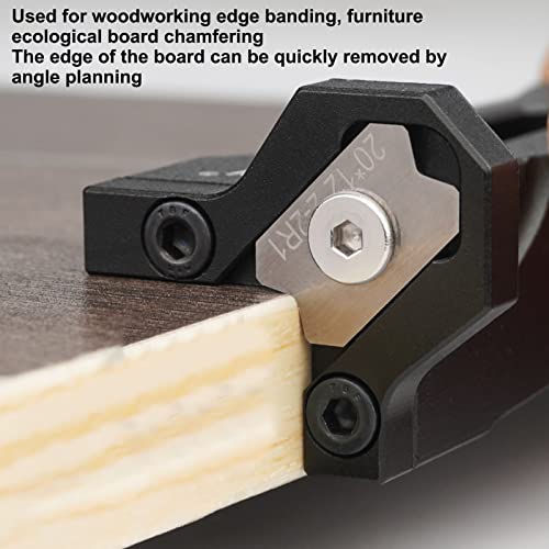 Woodworking Edge Trimmer, 3 Blades Chamfer Plane Edge Plane Edge Banding Trimmer Veneer Edge Trimmer Edge Chamfer Burr Scraper for Woodworking Edge VBESTLIFE