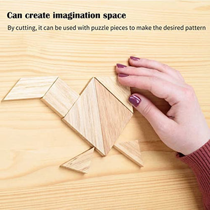 Jyongmer 30PCS 2 X 2 Inch Wooden Squares for Crafts, 1/4 Inch Thick Wooden Blocks, Natural Blank Square Blocks Unfinished Wood Blocks for DIY Crafts,