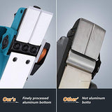 Electric Wood Planer, Portable Powerful Handheld Planer for Woodworking Tool 800W Electric Hand Woodworking Power Tool for Home Furniture, Blue Greensen