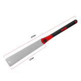 Double Edged Hand Saw, 32cm/12.5” Japanese Ryoba Pull Saw Flexible Flush Cut Saw for Fine and Coarse Cutting Woodworking (Red) LSLANSOON