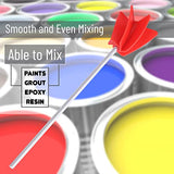 Bates- Helix Paint Mixer, 11.8 Inch, 1 Gallon Paint Mixer for Drill, Resin Mixer, Epoxy Mixer, Paint Stirrer for Drill, Drill Mixer Attachment, Epoxy Bates Choice Pro