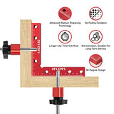 Tpaitlss Aluminum Alloy 90 degree Positioning Square 5.5" Right Angle Clamp 140x140mm L Ruler Woodworking Carpenter Tools tpaitlss