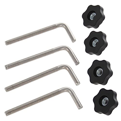 Deadwood Crafted Tools 90 Degree Right Angle Clamp Set - 6.3 x 6.3in Square Corner Clamps for Woodworking Cabinent Drawer Door Making Deadwood Crafted Tools