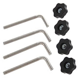 Deadwood Crafted Tools 90 Degree Right Angle Clamp Set - 6.3 x 6.3in Square Corner Clamps for Woodworking Cabinent Drawer Door Making Deadwood Crafted Tools