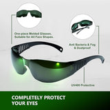 CARLANY Set of 10 IPL Safety Glasses, 200-2000nm Eye Protection Glasses for IPL Laser Hair Removal Treatment and Laser Cosmetology Operator Eye CARLANY