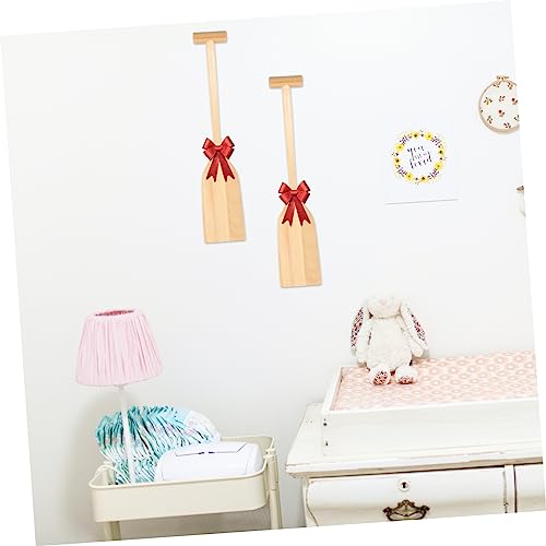 Anneome Wooden Oars Kids Playsets Wood Paddle for Christmas Unfinished Wooden Paddle for Painting Pine Wood Paddle Wooden Oar Toy Wood Paddle Anneome