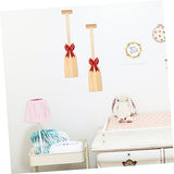 Anneome Wooden Oars Kids Playsets Wood Paddle for Christmas Unfinished Wooden Paddle for Painting Pine Wood Paddle Wooden Oar Toy Wood Paddle Anneome