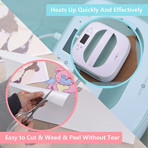 HTVRONT Sublimation HTV for Dark Fabric/Light Fabric - Glossy Sublimation Vinyl 12" X 5FT - Sublimation Blanks for Sublimation Shirts/Bag/Hat/Pillow HTVRONT