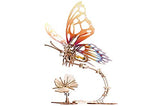 Mechanical UGEARS Wooden 3D Puzzle Model Butterfly Construction Set ugears