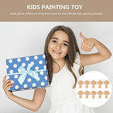 MAGICLULU 10pcs Unfinished Wooden Mushroom Unpainted Wood Mushrooms Set Various Sizes Wooden Mushroom for Arts Projects MAGICLULU