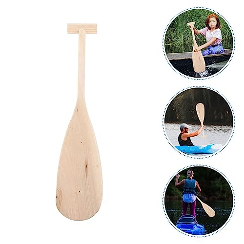 Toddmomy Wooden Boat Paddle Unfinished Boat Paddle Oars DIY Wood Greek Paddle Craft Coastal Wall Decor Door Hanging Ornament Beach Theme Home Toddmomy