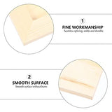 TOYANDONA 6Pcs DIY Wooden Picture Frames, 4. 7x4. 7 inch Unfinished Picture Frames Wood Photo Frames for Kids Adults Arts Crafts DIY Painting TOYANDONA