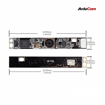 Arducam 8MP Autofocus USB Camera, IMX179 USB 2.0 Lightburn Camera with Microphone, Ultra HD Embedded USB Camera for PC and Raspberry Pi, Compatible - WoodArtSupply