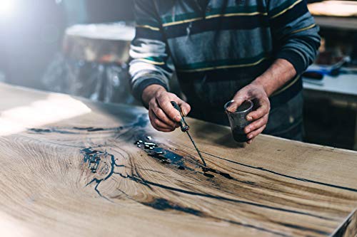 Superclear Table Top Epoxy Resin, 1 Gallon Epoxy Kit - Certified Food Grade 1:1 Protective Epoxy Resin for River Tables, Live Edge Tables, Bar Tops, Superclear