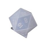 Epoxy Mold Dice Fillet Shape Resin Molds Digital Game Crafts Epoxy Resin Casting Molds for DIY Crafts Keychains Jewelry Making NUEAYMS