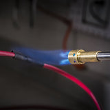 Bernzomatic BZ4500HS Heat Shrink Hand Torch with auto on/off Ignition, Pressure Regulated for Use while Inverted Bernzomatic