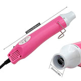Heat Gun, Mini Hot Air Gun for DIY Crafts Portable Heat Air Gun Tool for Embossing Shrink Wrapping Drying Paint QYQRQF