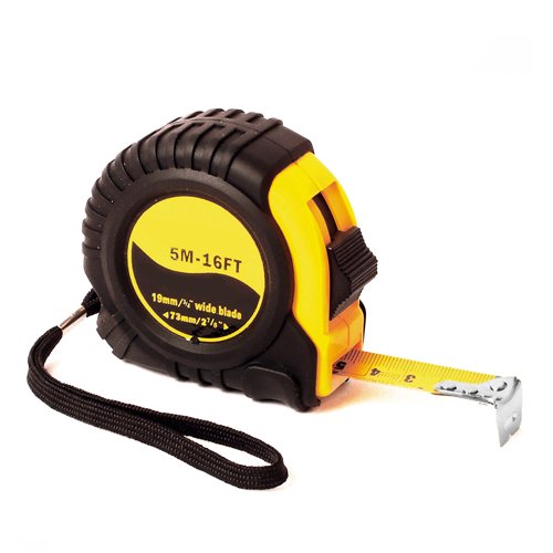Topzone 16 Feet 3/4" inch Professional Retractable Steel Measuring Tape Measure Ruler with Posi-Lock and Belt Clip TOPZONE