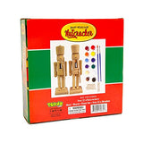 Toynk Paint Your Own 7-Inch Wooden Nutcracker Figure Craft Kit | Set of 2 Toynk