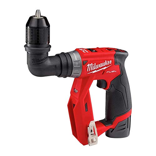 Milwaukee 2505-22 M12 Fuel Installation Drill/Driver Kit, Compact, Forward/Reverse Switch, Keyless Chuck, LED Light, Variable Speed Milwaukee