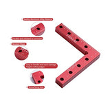 Evwoge Corner Squares for Picture Frame Box Cabinets Drawers 90 Degree Positioning Right Angle Squares and Clamps for Woodworking 4 Clamps and 2pcs Evwoge