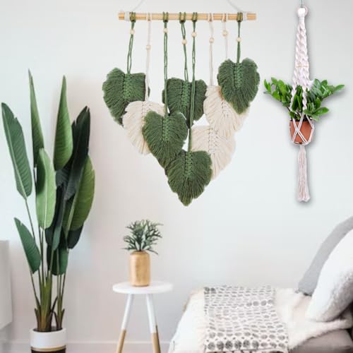 Macrame Kits for Adults Beginners, Dreamcatcher Kit for Adults, Macrame Kits for Beginning, Macrame Plant Hanger Kit, DIY Macrame Wall Hanging Kit, - WoodArtSupply