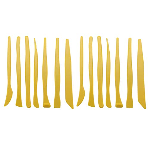 EXCEART 14 Pcs Ultra-Light Clay Tools Plastic Clay Sculpting Set Pottery Shaper Tools Engraving Crafts Tool Clay Pottery Tools Pottery Shaper EXCEART
