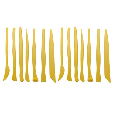 EXCEART 14 Pcs Ultra-Light Clay Tools Plastic Clay Sculpting Set Pottery Shaper Tools Engraving Crafts Tool Clay Pottery Tools Pottery Shaper EXCEART