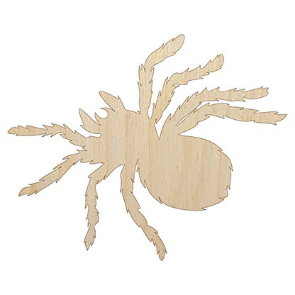 Tarantula Spider Solid Unfinished Wood Shape Piece Cutout for DIY Craft Projects - 1/8 Inch Thick - 6.25 Inch Size - WoodArtSupply