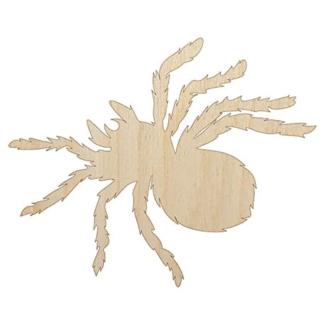 Tarantula Spider Solid Unfinished Wood Shape Piece Cutout for DIY Craft Projects - 1/8 Inch Thick - 6.25 Inch Size Sniggle Sloth