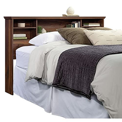 Sauder River Ranch Grand Walnut Full/Queen Bookcase Headboard - WoodArtSupply