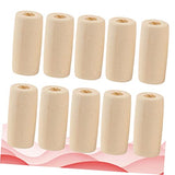 KALLORY 300 Pcs Wooden Beading Material Wooden DIY Beads Circle Beads Beads Wooden Hair Beads Unfinished Wooden Beads Bulk Jewelry DIY Wood Beads KALLORY