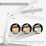 Artist hand Kids Study Desk and Chair Set Height Adjustable Children School Girl Table Large Writing Board Desk with LED Lamp Pull Out Drawer Pencil Artist hand