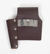 The Wood Shop Mate Heavy Duty Tape Measure Pencil Holder in Top Grain Leather Made to Last A Lifetime (Pencil on Left) Barefoot Custom Creations