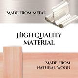 BELMAKS 151PCS Candle Making Set – Wooden Candle Wicks with Metal Base for Candle Making Smokeless Wood Wicks for Candles with Candle Wick Trimmer BELMAKS