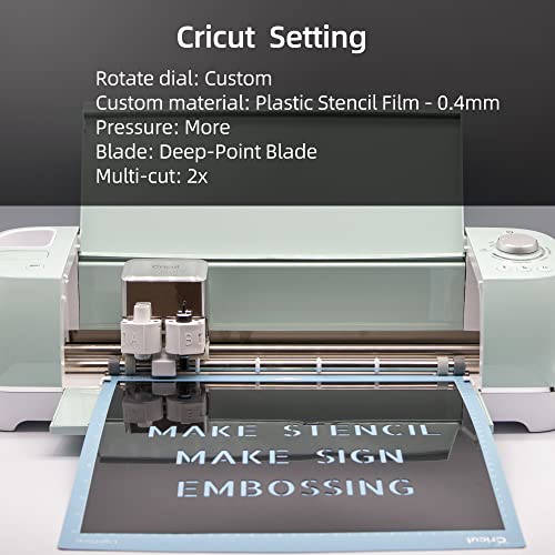 Opaque Black Plastic Sheets, 7.5mil (.0075") 12” X 12” Craft Plastic Film, PET Stencil Material, Glossy and Flexible Plastic Sheet for Crafts, neglex