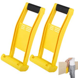 Homaisson 2 Pcs Plasterboard Carriers, Plastic Drywall Carrying Handles, Panel Carrier Tool with 80KG Load-Bearing Capacity, Non-slip Plywood Lifting Homaisson